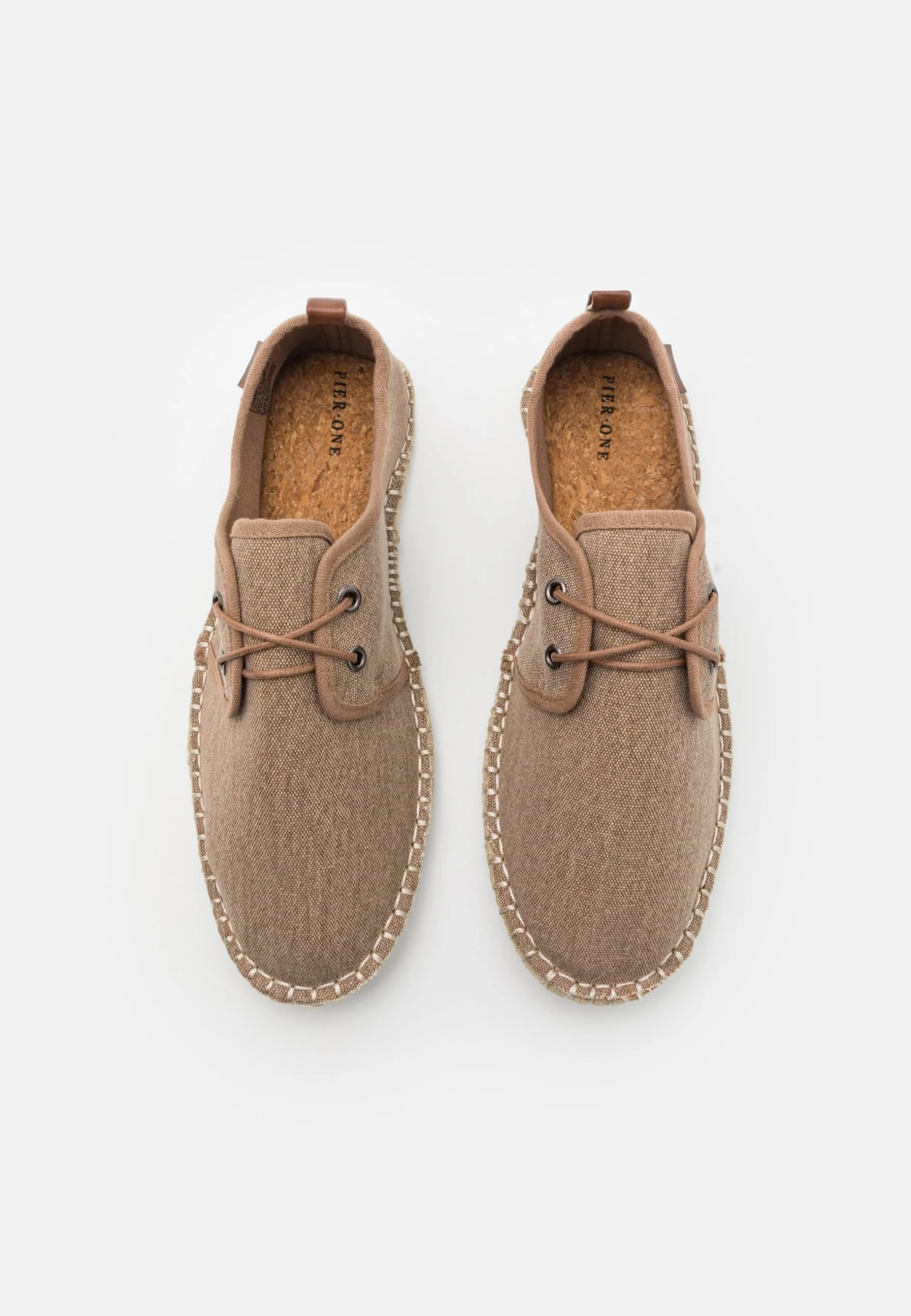 Pier One Sznurowane Obuwie Sportowe - Beige 4 Pier One Sznurowane Obuwie Sportowe - Beige - obrazek 4