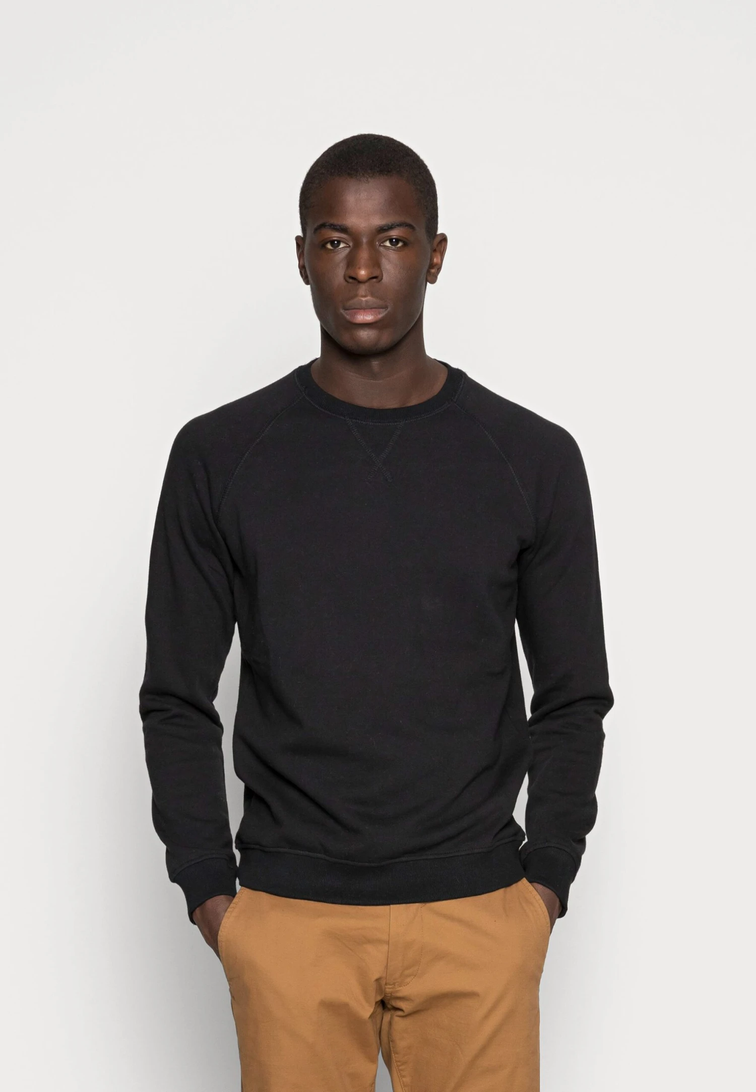 Pier One 2 PACK - Bluza - Mottled Light Grey/black 3 Pier One 2 PACK - Bluza - Mottled Light Grey/black - obrazek 3