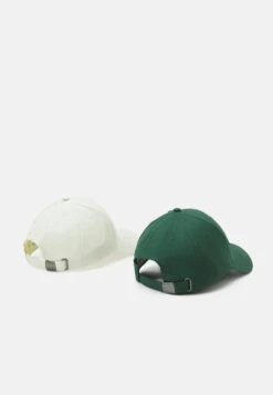 Pier One UNISEX 2 PACK - Czapka Z Daszkiem - Green/off White