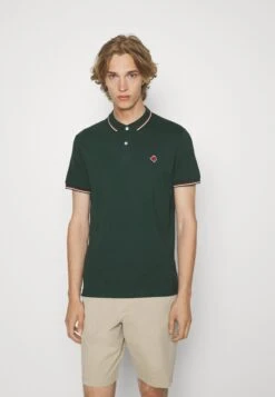 Pier One Koszulka Polo - Dark Green