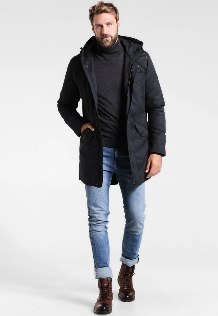 Pier One Parka - Black 2 Pier One Parka - Black - obrazek 2