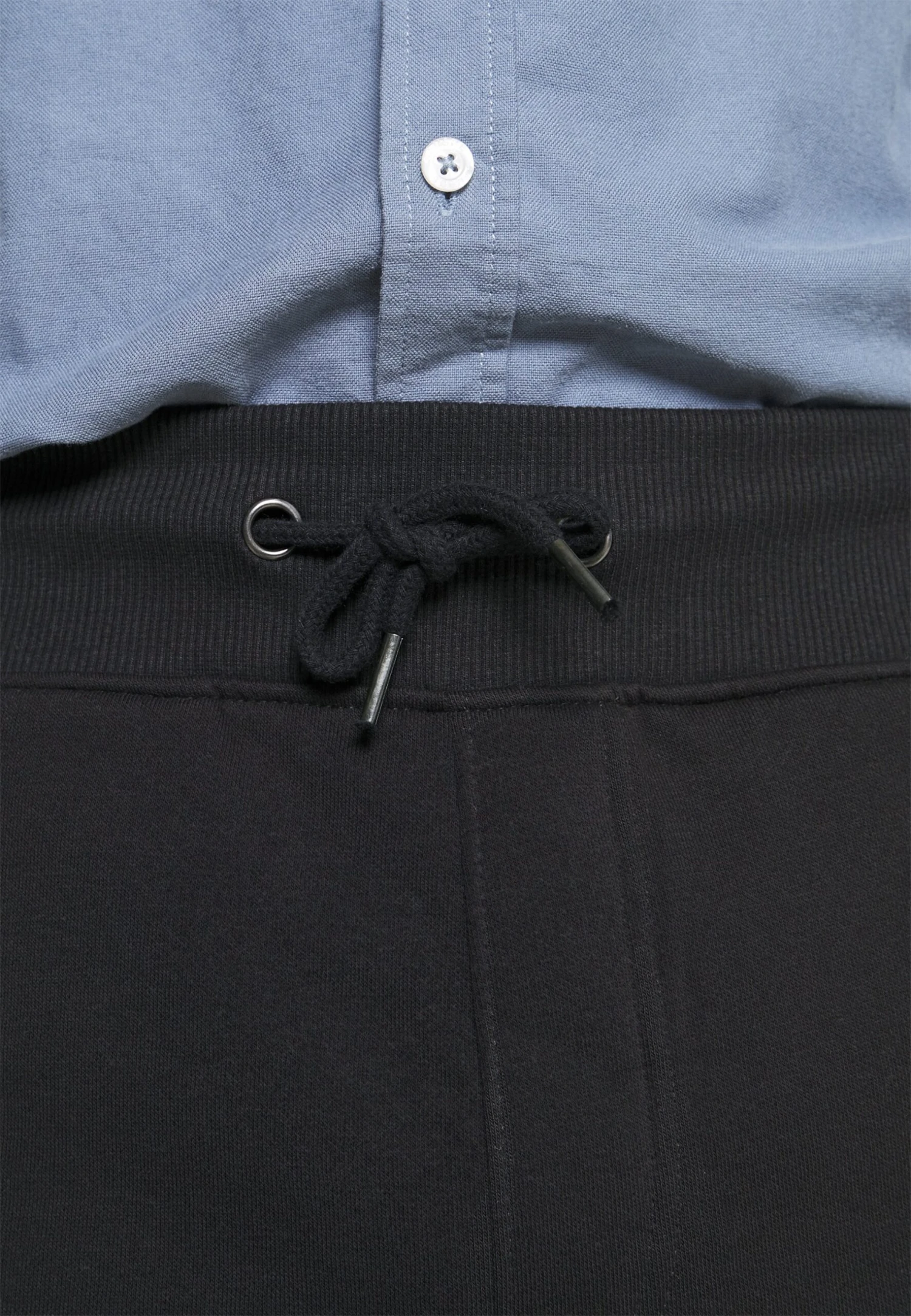 Pier One 3 PACK - Szorty - Black/mottled Light Grey/dark Blue 6 Pier One 3 PACK - Szorty - Black/mottled Light Grey/dark Blue - obrazek 6