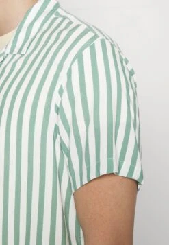 Pier One Koszula - Mint/white -Pier One 12466986754647b3a258ea7971835adc
