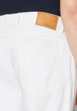 Pier One Jeansy Relaxed Fit - White -Pier One 15774f17eb674fa799cc0b0cc36db0c9
