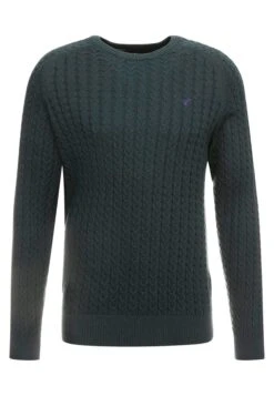 Pier One Sweter - Mottled Dark Green -Pier One 1b1146f3a9744ed0b520af185093254f