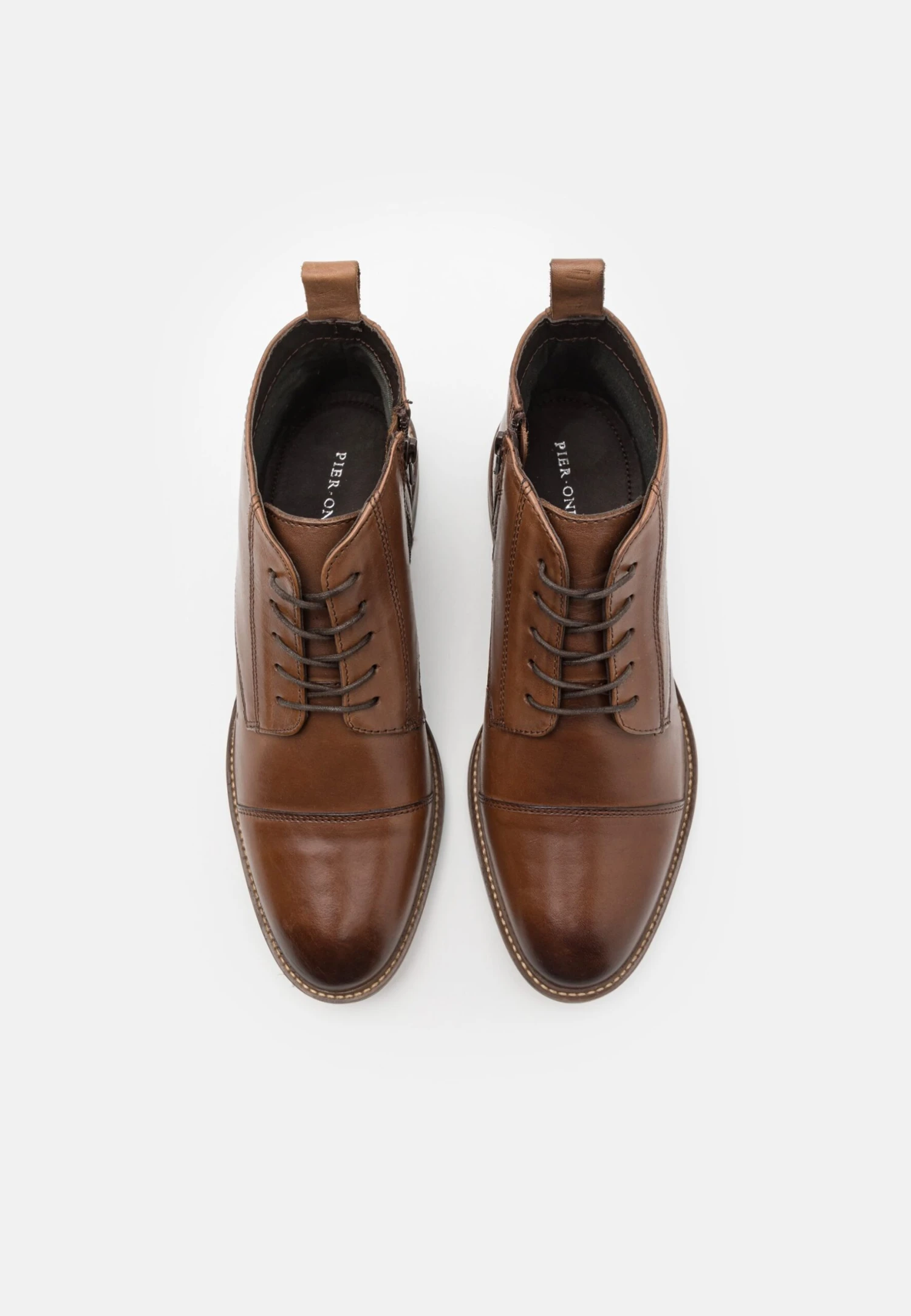 Pier One LEATHER - Oksfordki - Brown 3 Pier One LEATHER - Oksfordki - Brown - obrazek 3