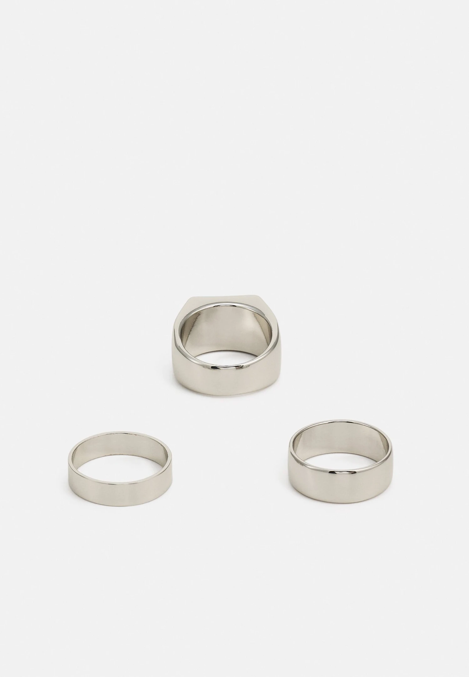 Pier One 3 PACK - Pierścionek - Silver-coloured 1 Pier One 3 PACK - Pierścionek - Silver-coloured