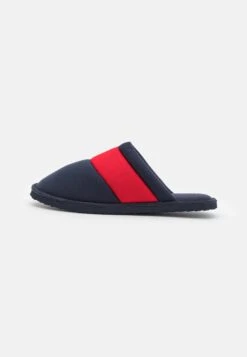 Pier One UNISEX - Kapcie - Dark Blue/red