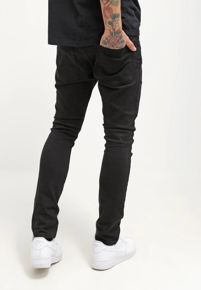 Pier One Jeansy Slim Fit - Black Denim 3 Pier One Jeansy Slim Fit - Black Denim - obrazek 3