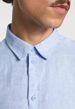 Pier One Koszula - Mottled Blue -Pier One 26fad038e1bb453fbae1f1cd8d39d1af