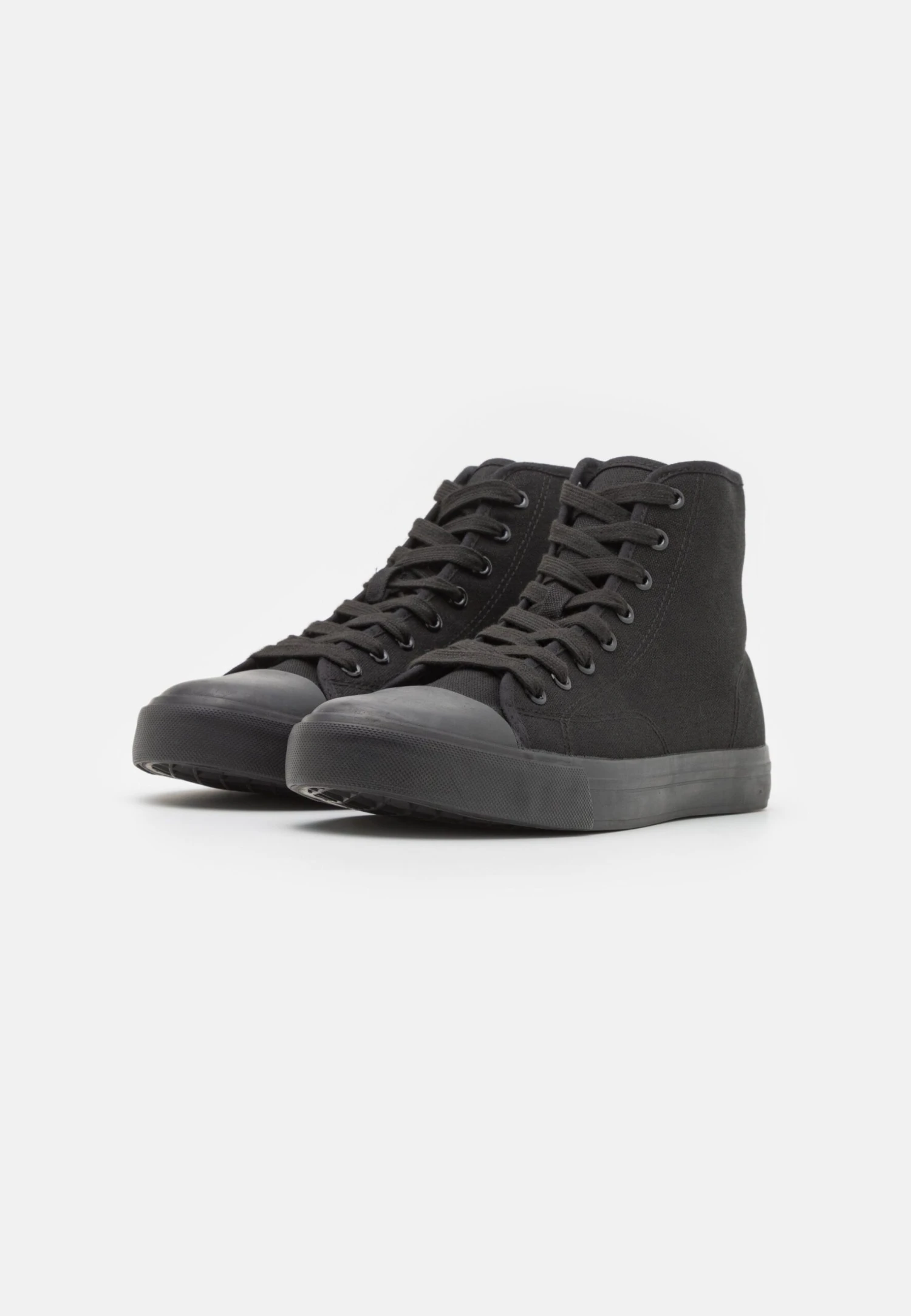 Pier One UNISEX - Sneakersy Wysokie - Black 2 Pier One UNISEX - Sneakersy Wysokie - Black - obrazek 2