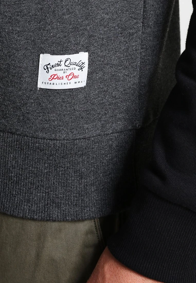 Pier One Bluza - Mottled Dark Grey 5 Pier One Bluza - Mottled Dark Grey - obrazek 5