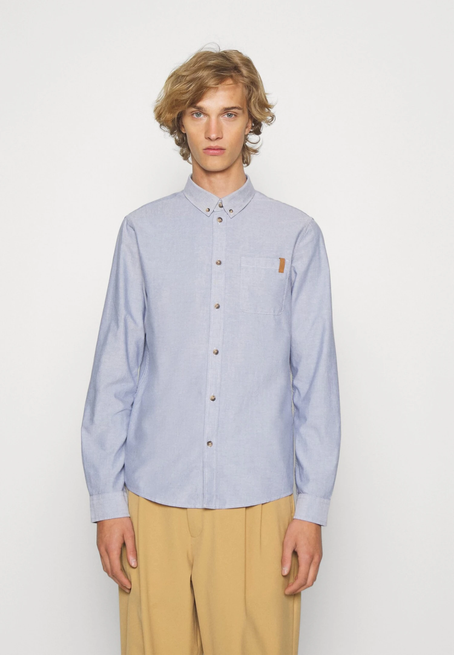 Pier One 2 PACK - Koszula - White/light Blue 6 Pier One 2 PACK - Koszula - White/light Blue - obrazek 6