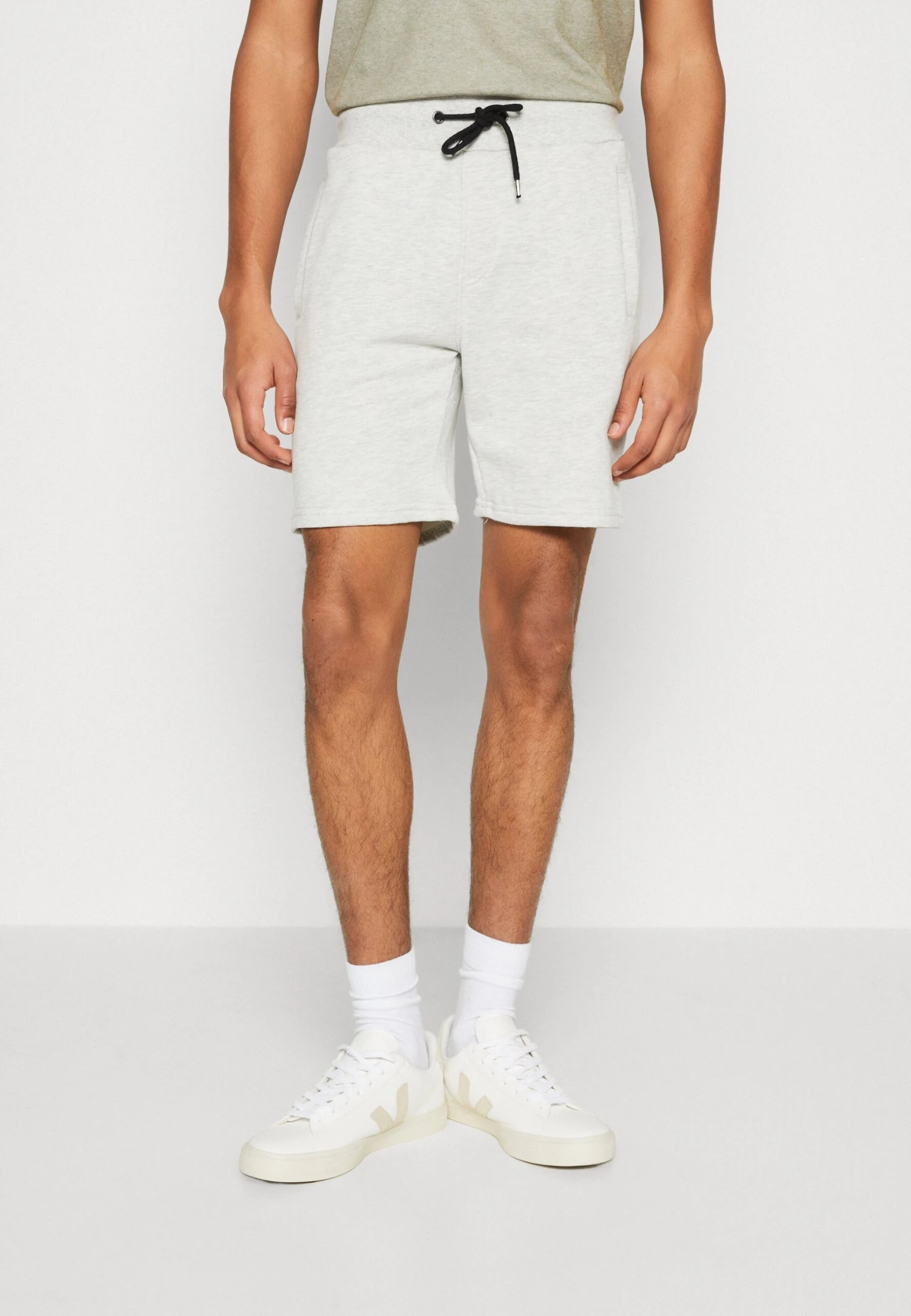 Pier One 2 PACK - Szorty - Grey/beige 4 Pier One 2 PACK - Szorty - Grey/beige - obrazek 4