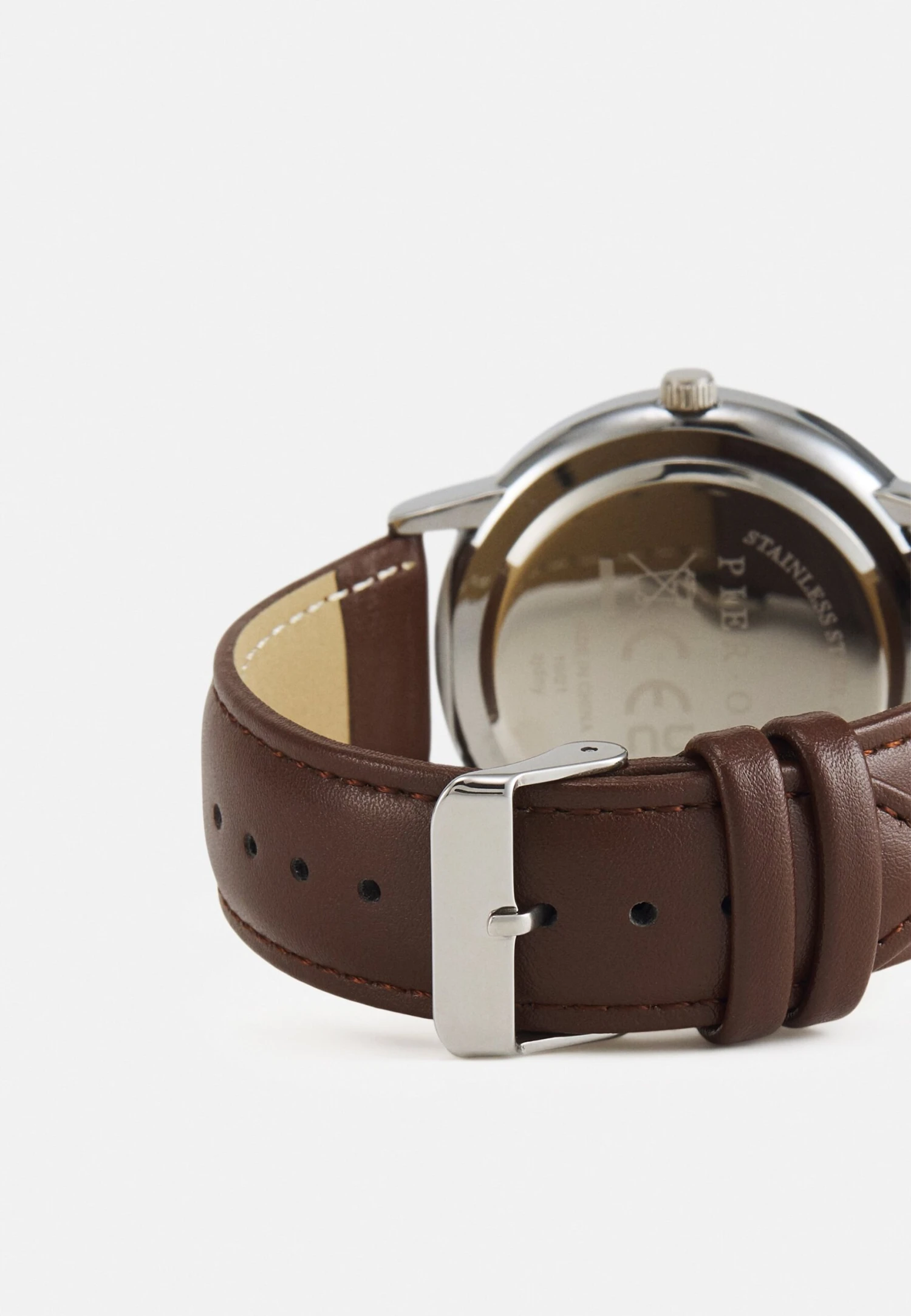 Pier One Zegarek - Brown/silvercoloured 1 Pier One Zegarek - Brown/silvercoloured