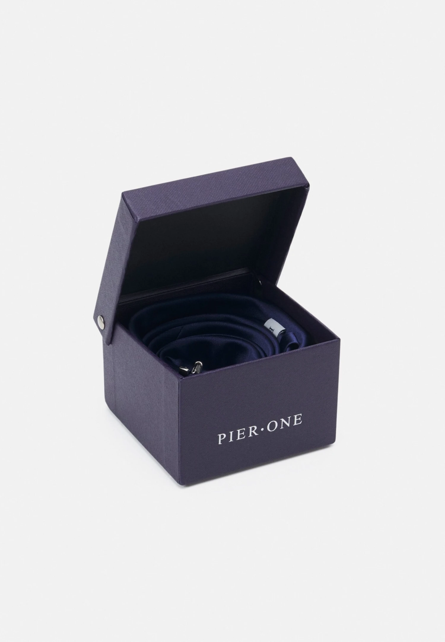 Pier One SET - Krawat - Dark Blue 4 Pier One SET - Krawat - Dark Blue - obrazek 4