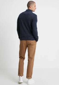 Pier One Sweter - Mottled Dark Blue -Pier One 3e7d323979a84d0cb63000a8e893d083