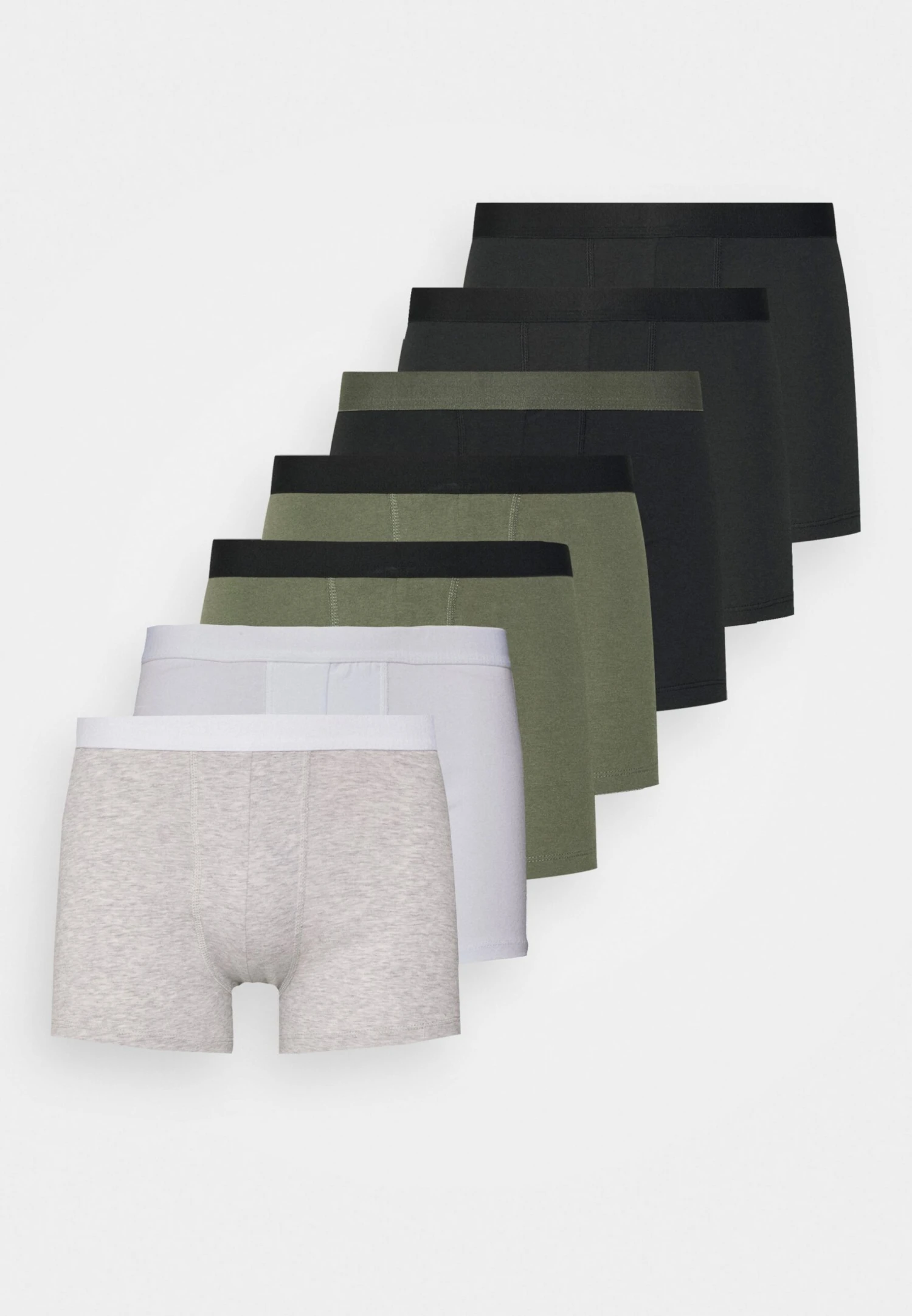 Pier One 7 PACK - Panty - Black/grey/khaki 5 Pier One 7 PACK - Panty - Black/grey/khaki - obrazek 5