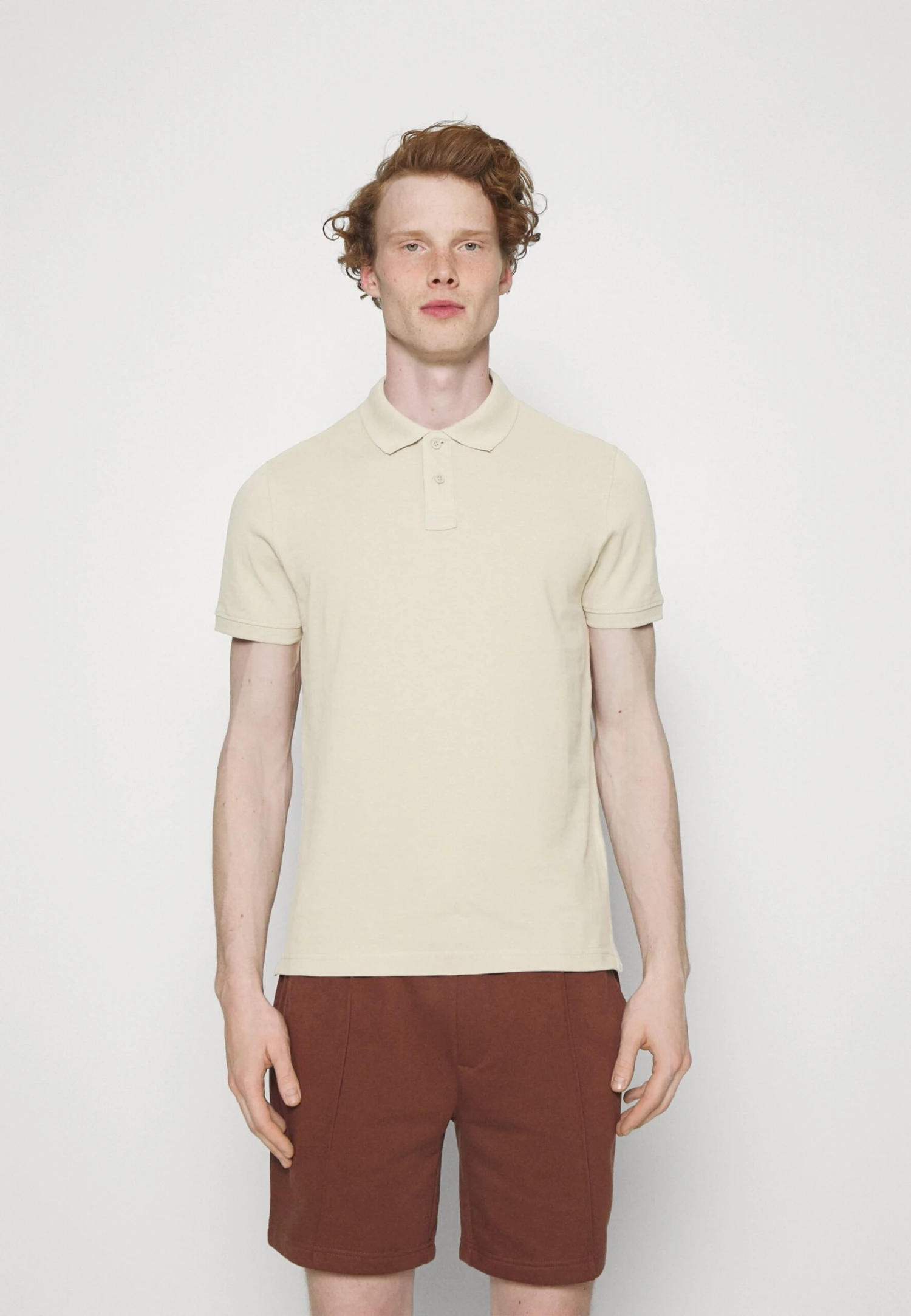 Pier One 3 PACK - Koszulka Polo - Dark Blue/brown/beige 3 Pier One 3 PACK - Koszulka Polo - Dark Blue/brown/beige - obrazek 3