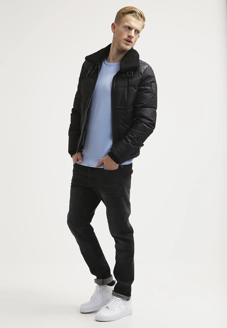 Pier One BASIC CREWNECK - Sweter - Light Blue 2 Pier One BASIC CREWNECK - Sweter - Light Blue - obrazek 2