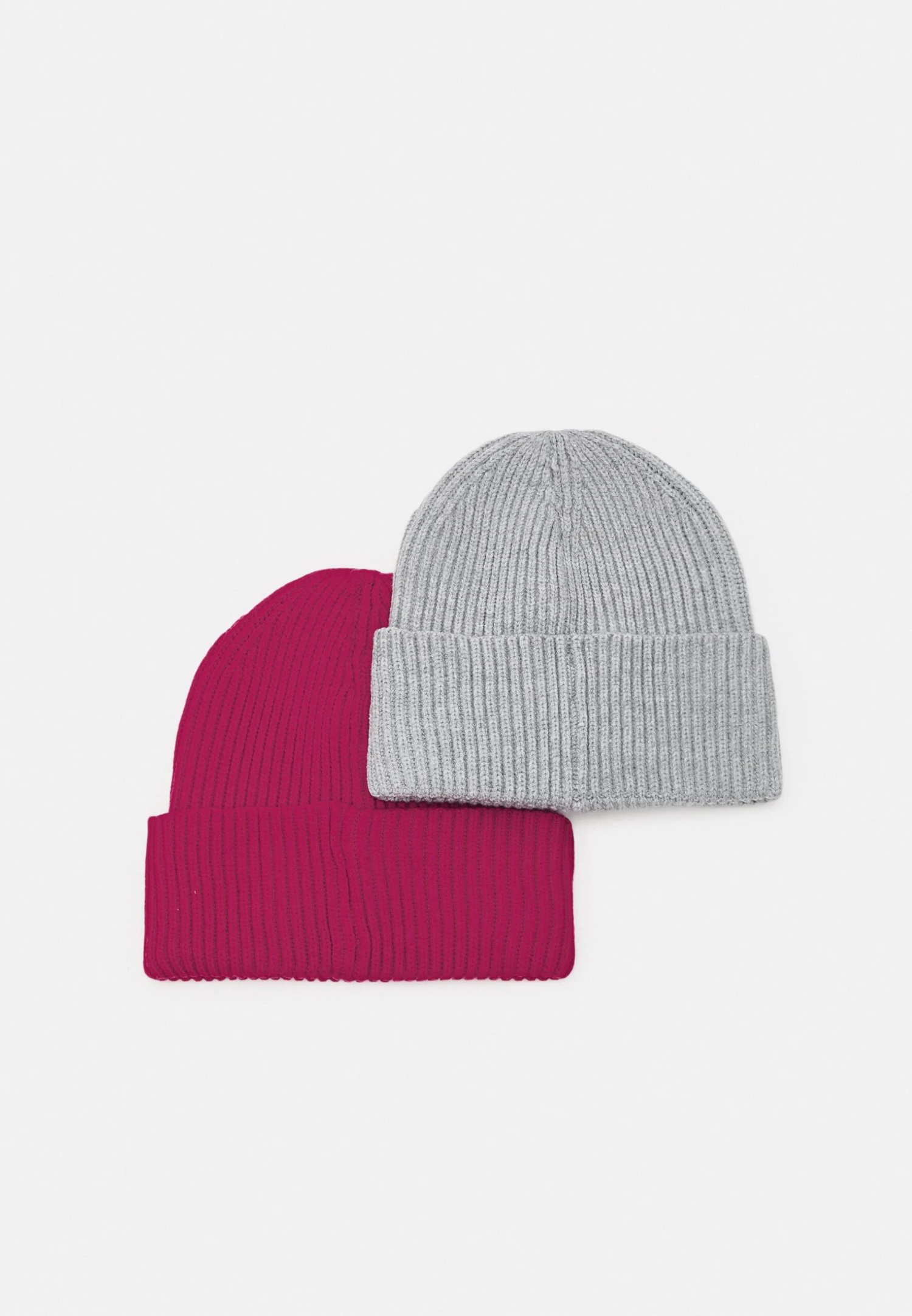 Pier One UNISEX 2 PACK - Czapka - Red/grey 1 Pier One UNISEX 2 PACK - Czapka - Red/grey