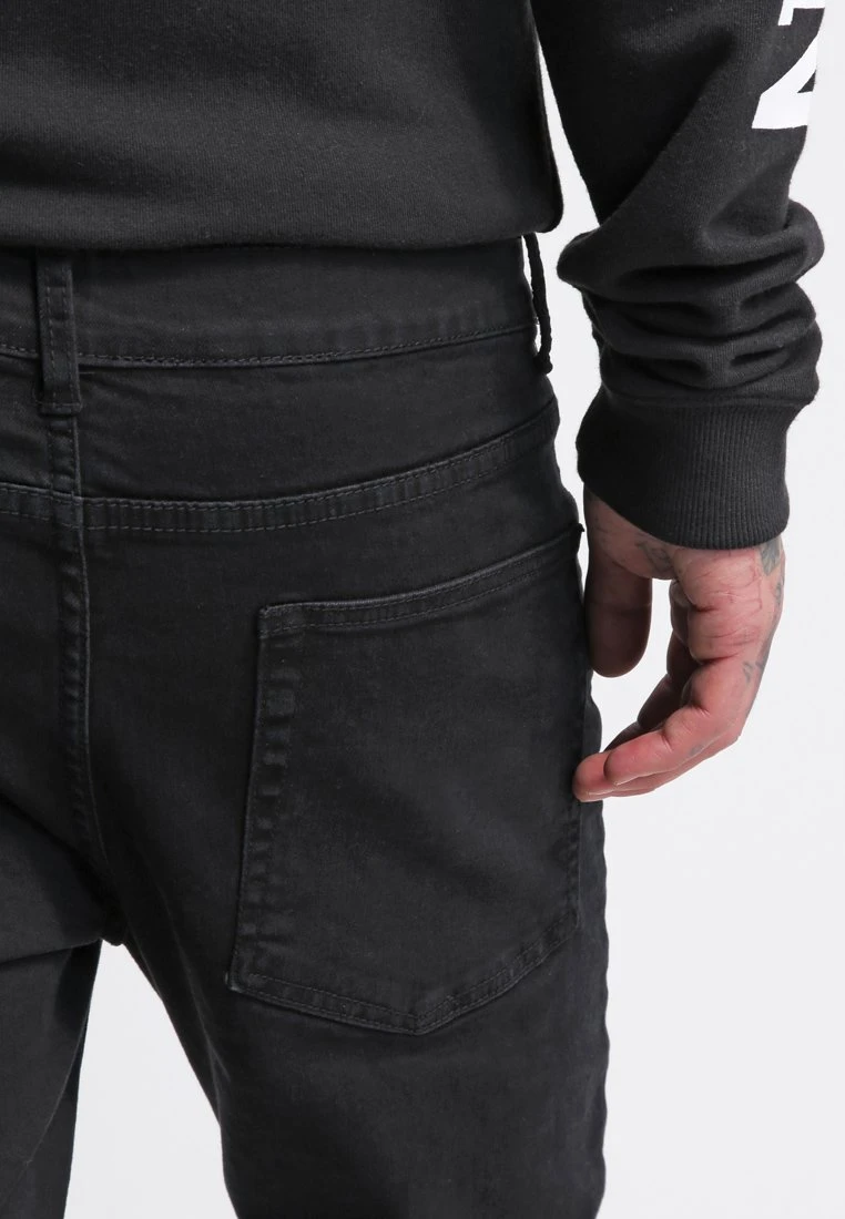 Pier One Jeansy Slim Fit - Black 5 Pier One Jeansy Slim Fit - Black - obrazek 5