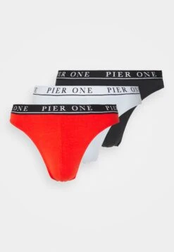 Pier One 3 PACK - Panty - Red/light Blue/black 10 Pier One 3 PACK - Panty - Red/light Blue/black -Pier One 48fa442441094a098bbf3d36ef816ede