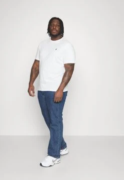 Pier One 2 PACK - T-shirt Basic - Dark Blue/white