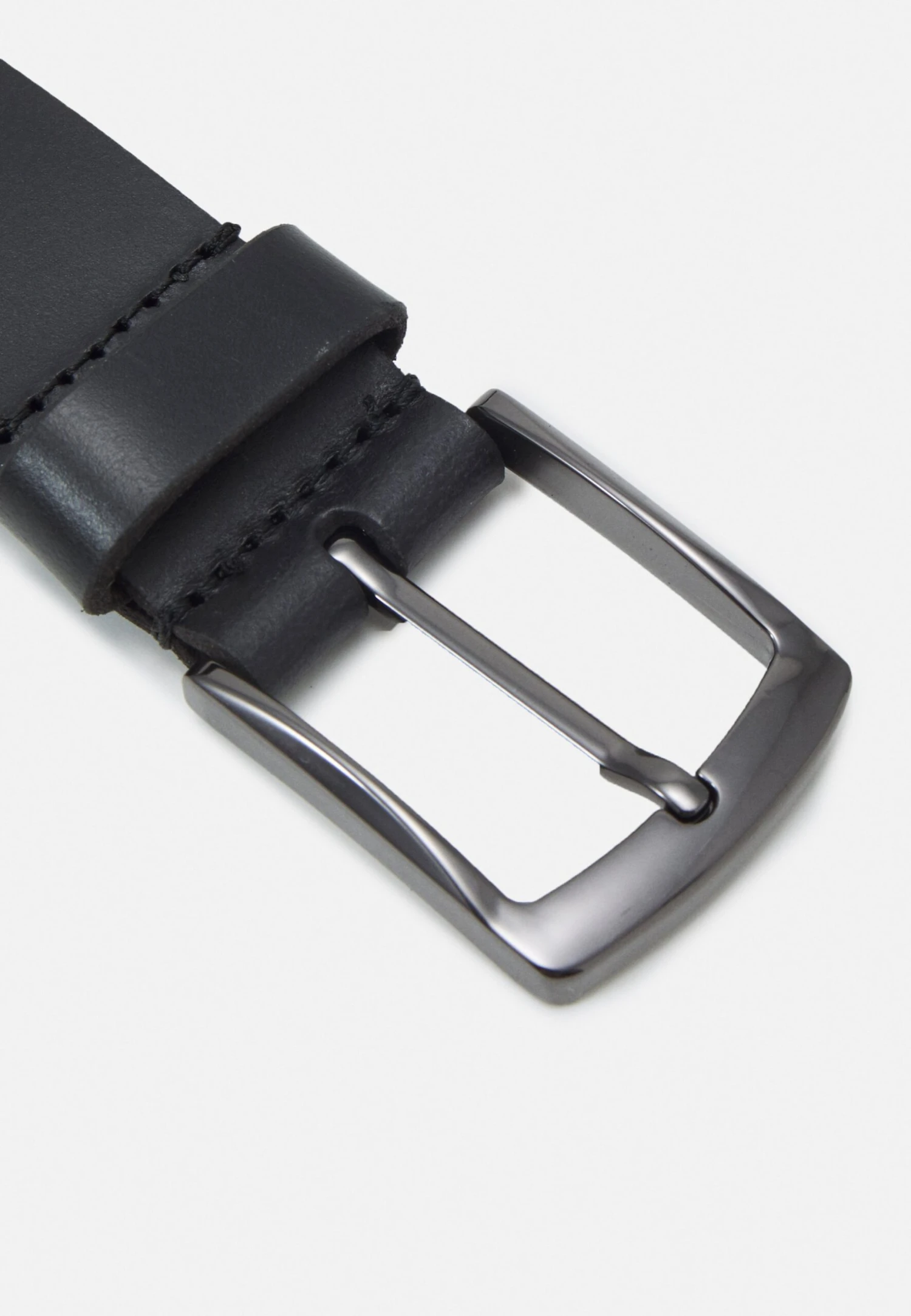 Pier One LEATHER - Pasek - Black 3 Pier One LEATHER - Pasek - Black - obrazek 3