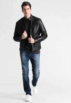 Pier One Jeansy Straight Leg - Washed Dark Blue -Pier One 4c74582ef98a4988b5544b034db7d908