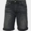 Pier One Szorty Jeansowe - Grey Denim