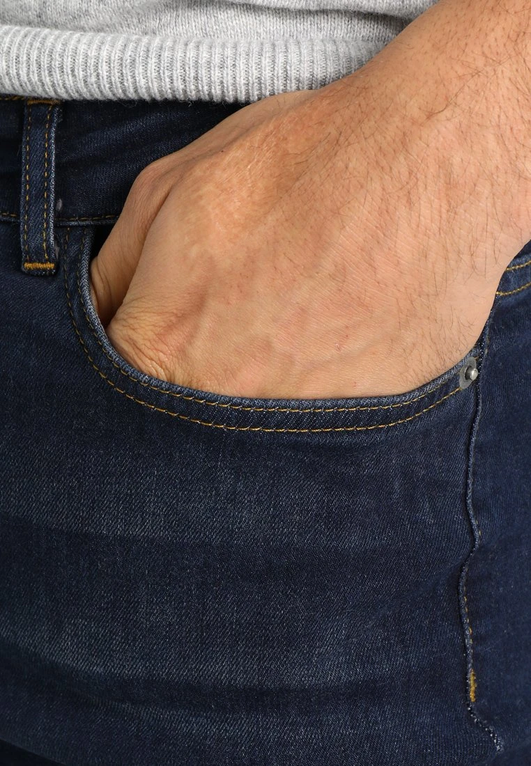 Pier One Jeansy Skinny Fit - Dark Blue Denim 4 Pier One Jeansy Skinny Fit - Dark Blue Denim - obrazek 4