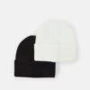 Pier One UNISEX 2 PACK - Czapka - Black/white