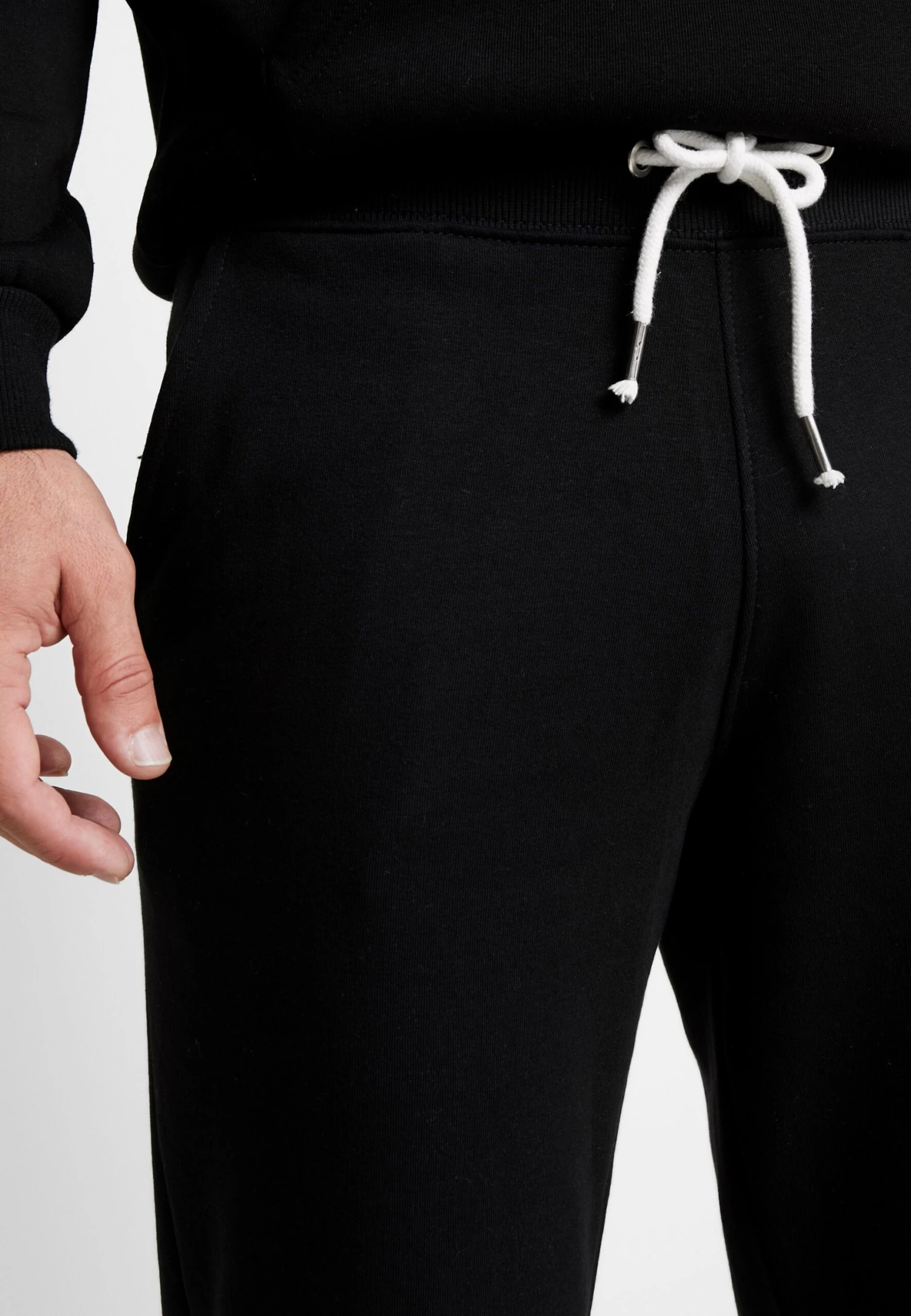 Pier One 2 PACK - Spodnie Treningowe - Black/mottled Light Gre 5 Pier One 2 PACK - Spodnie Treningowe - Black/mottled Light Gre - obrazek 5