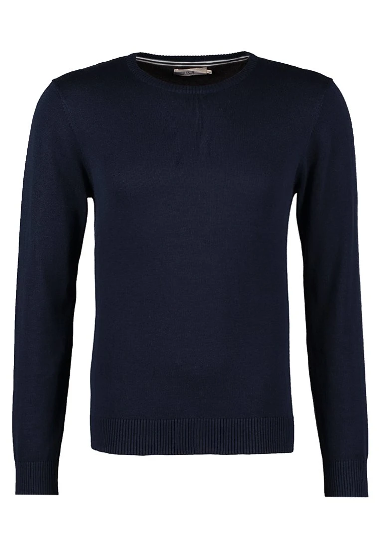 Pier One BASIC CREWNECK - Sweter - Dark Blue 5 Pier One BASIC CREWNECK - Sweter - Dark Blue - obrazek 5
