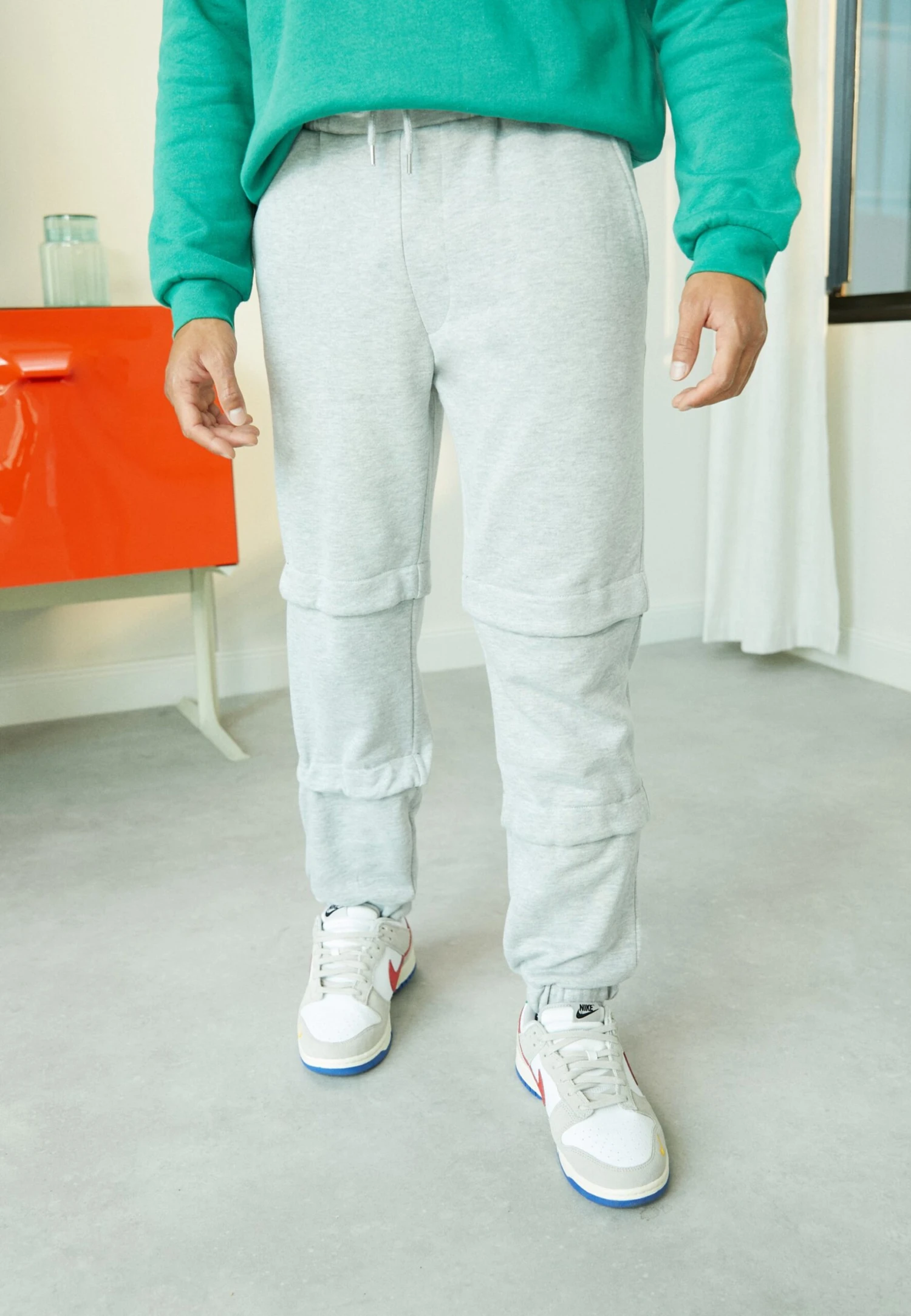 Pier One Spodnie Treningowe - Mottled Light Grey 1 Pier One Spodnie Treningowe - Mottled Light Grey