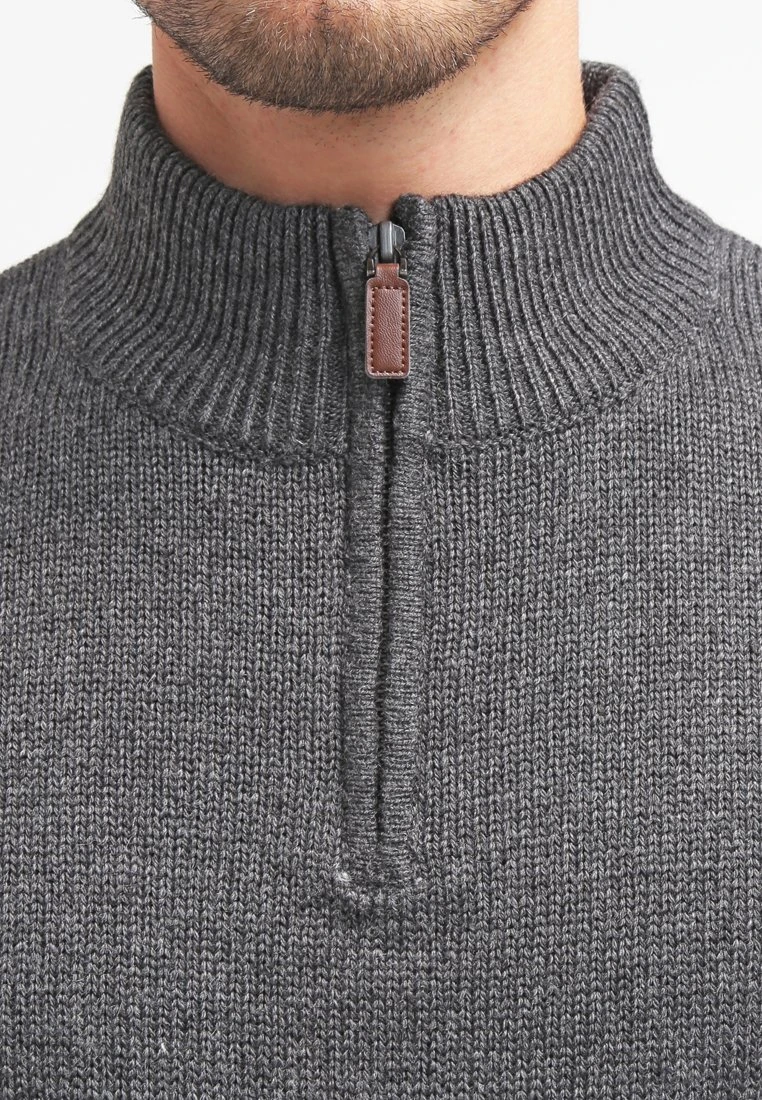 Pier One Sweter - Dark Grey Melange 5 Pier One Sweter - Dark Grey Melange - obrazek 5