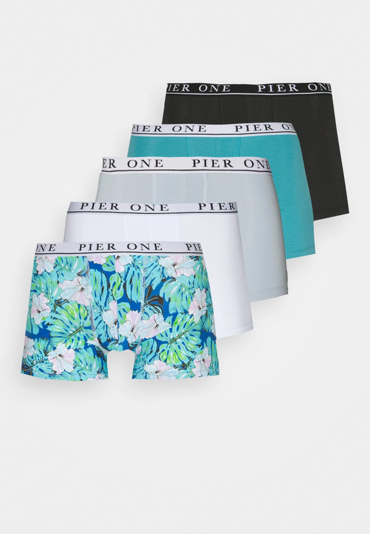 Pier One 5 PACK - Panty - Black/white/light Blue 5 Pier One 5 PACK - Panty - Black/white/light Blue - obrazek 5