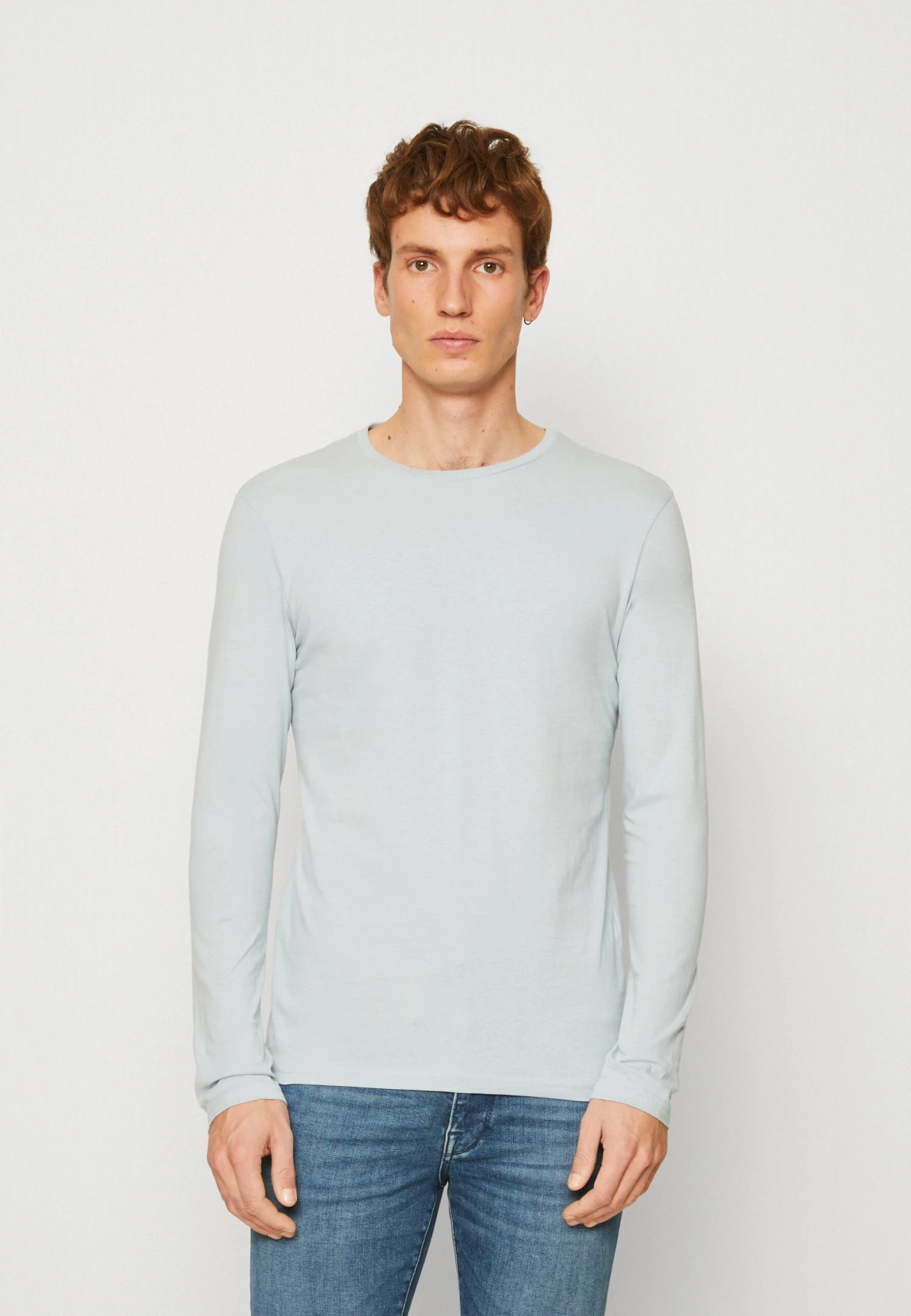 Pier One 2 PACK - Bluzka Z Długim Rękawem - Light Blue/dark Blue 2 Pier One 2 PACK - Bluzka Z Długim Rękawem - Light Blue/dark Blue - obrazek 2