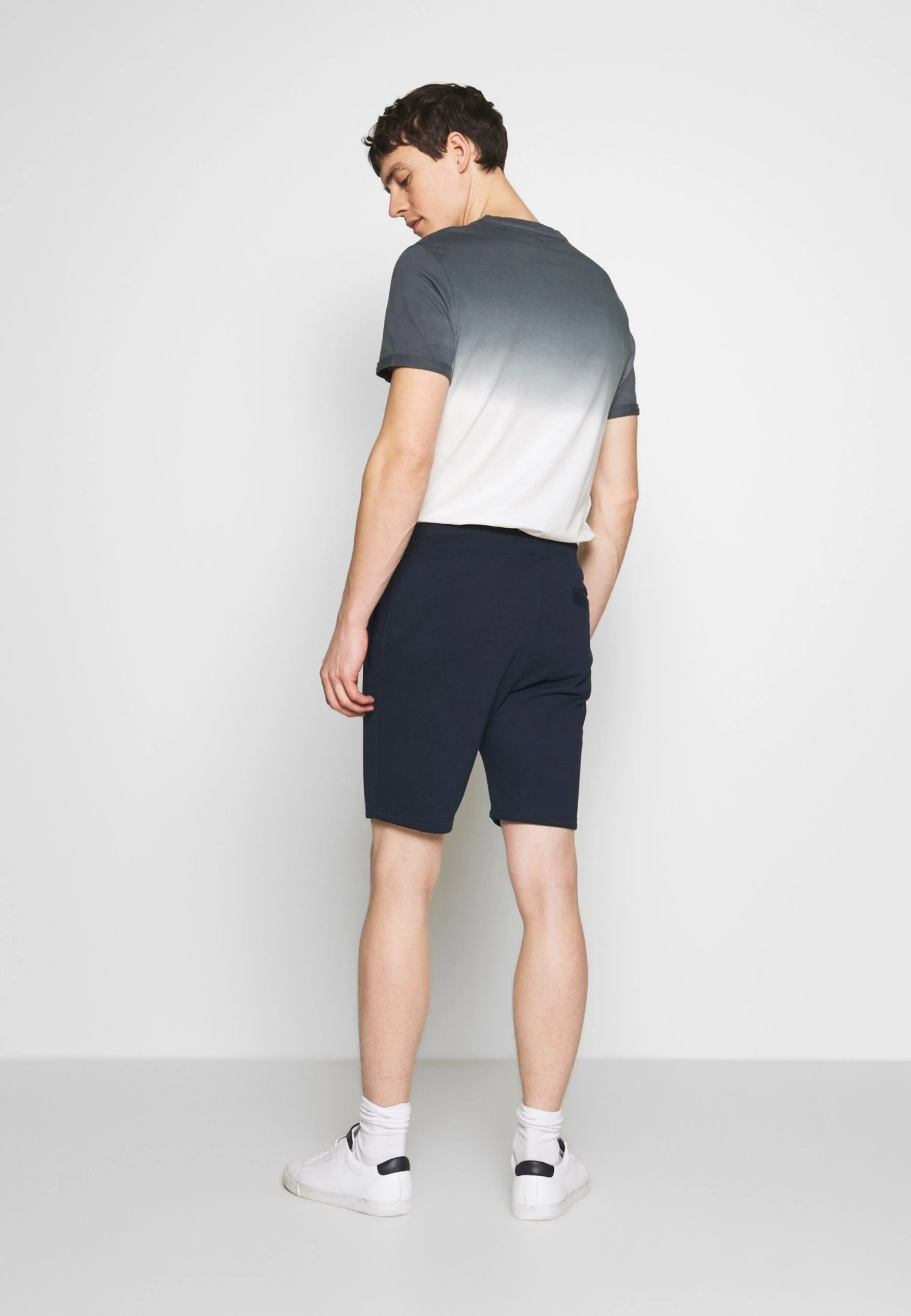 Pier One 2 PACK - Szorty - Dark Blue/black 4 Pier One 2 PACK - Szorty - Dark Blue/black - obrazek 4