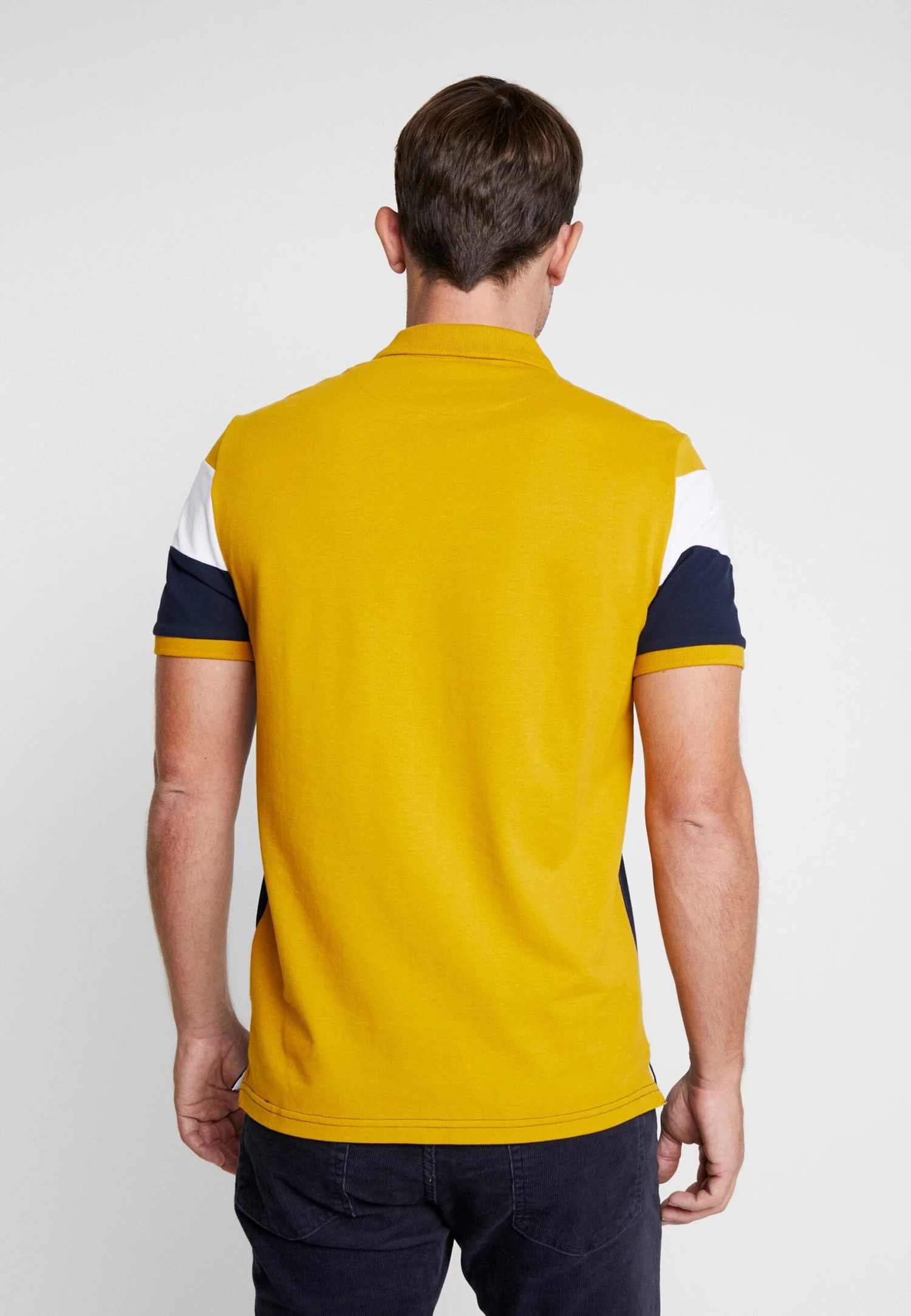Pier One Koszulka Polo - Dark Blue/mustard 3 Pier One Koszulka Polo - Dark Blue/mustard - obrazek 3
