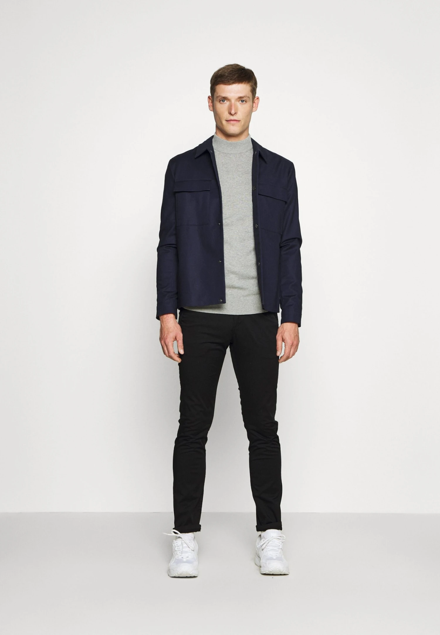 Pier One Sweter - Mottled Light Grey 2 Pier One Sweter - Mottled Light Grey - obrazek 2