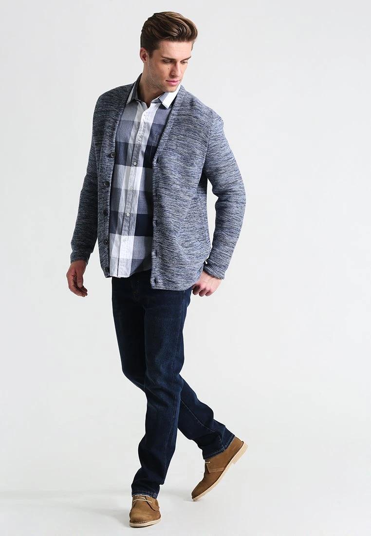 Pier One BASIC - Jeansy Straight Leg - Dark Blue Denim 2 Pier One BASIC - Jeansy Straight Leg - Dark Blue Denim - obrazek 2