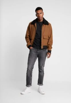 Pier One 3 PACK - T-shirt Basic - Black