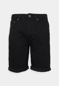 Pier One Szorty Jeansowe - Black Denim