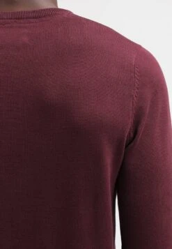 Pier One BASIC CREWNECK - Sweter - Bordeaux -Pier One 72a7a328184e47ac946a1a6f2ee77cd7