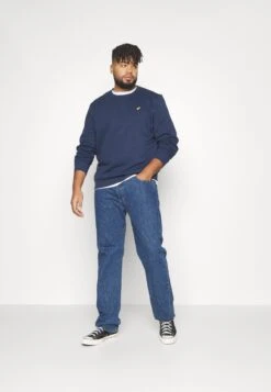 Pier One PLUS SIZE 2 PACK - Bluza - Dark Blue/bordeaux