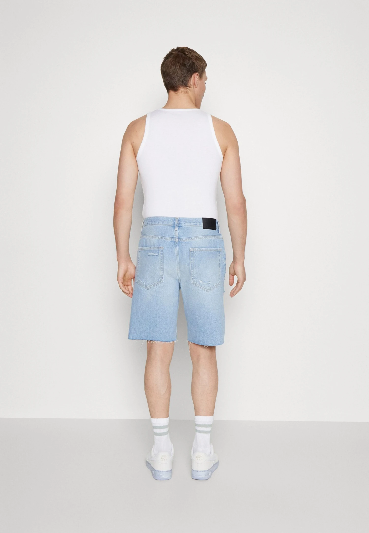 Pier One Szorty Jeansowe - Blue Denim 4 Pier One Szorty Jeansowe - Blue Denim - obrazek 4