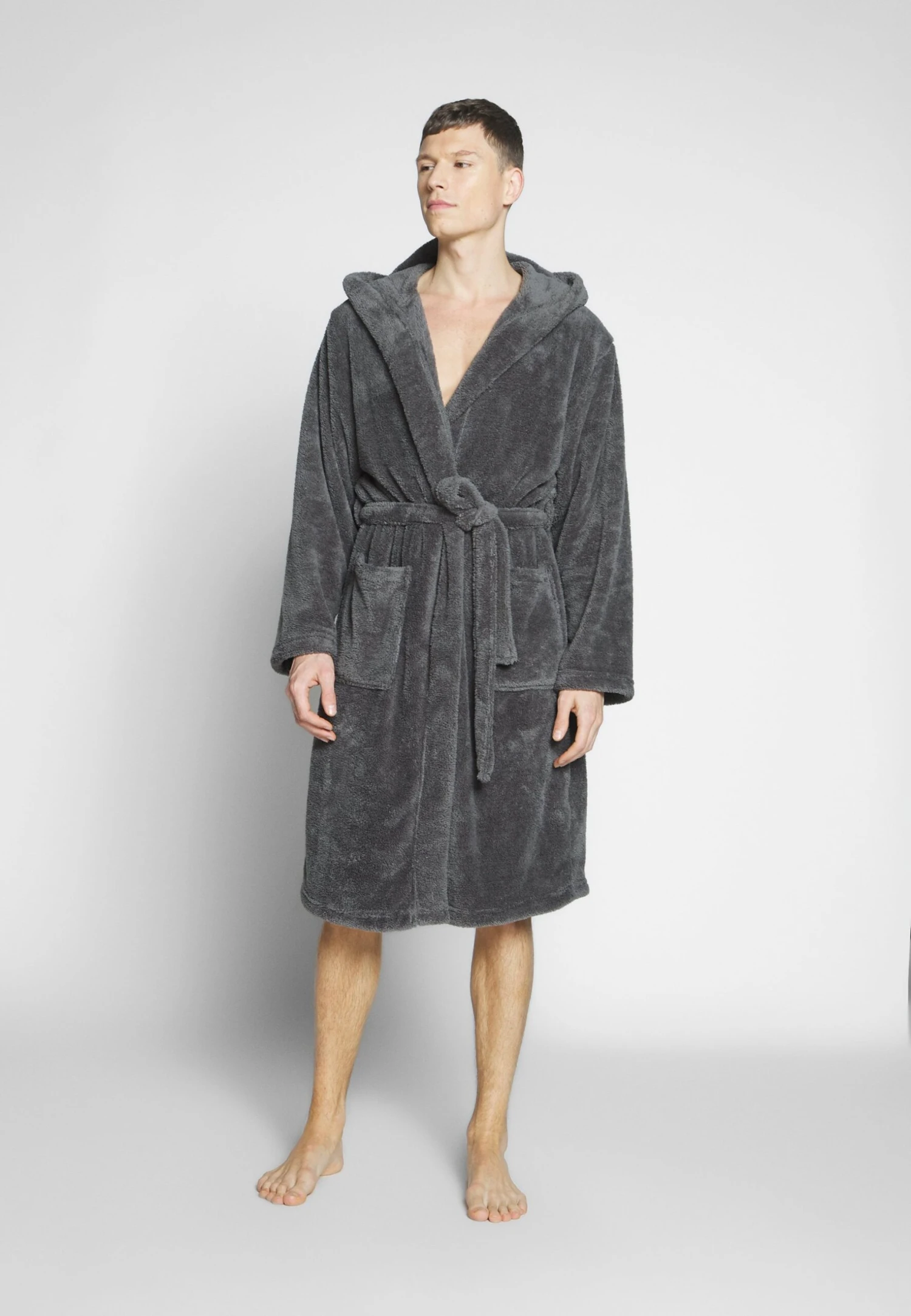 Pier One Szlafrok - Dark Gray 2 Pier One Szlafrok - Dark Gray - obrazek 2