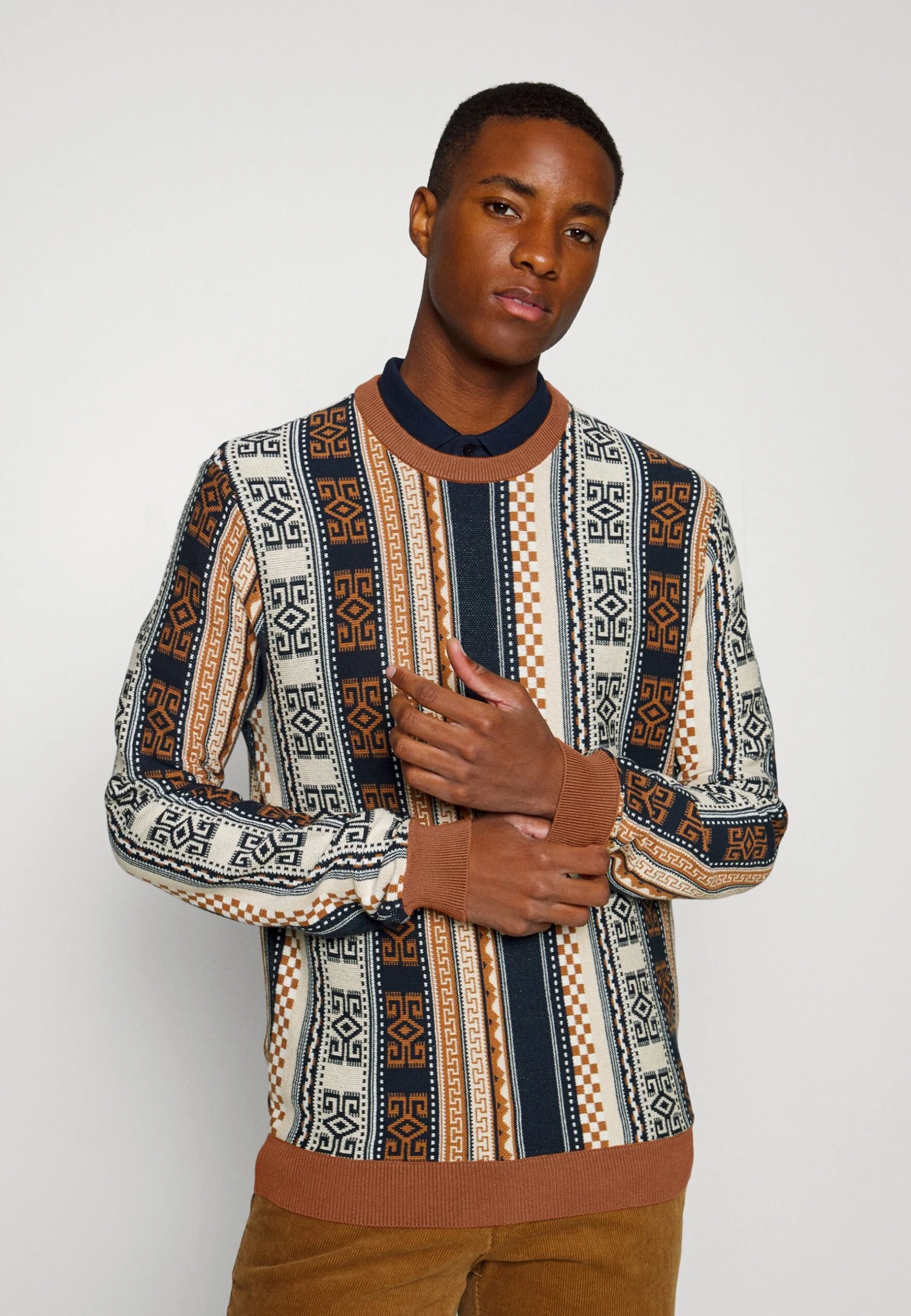 Pier One Sweter - Multi-coloured 1 Pier One Sweter - Multi-coloured